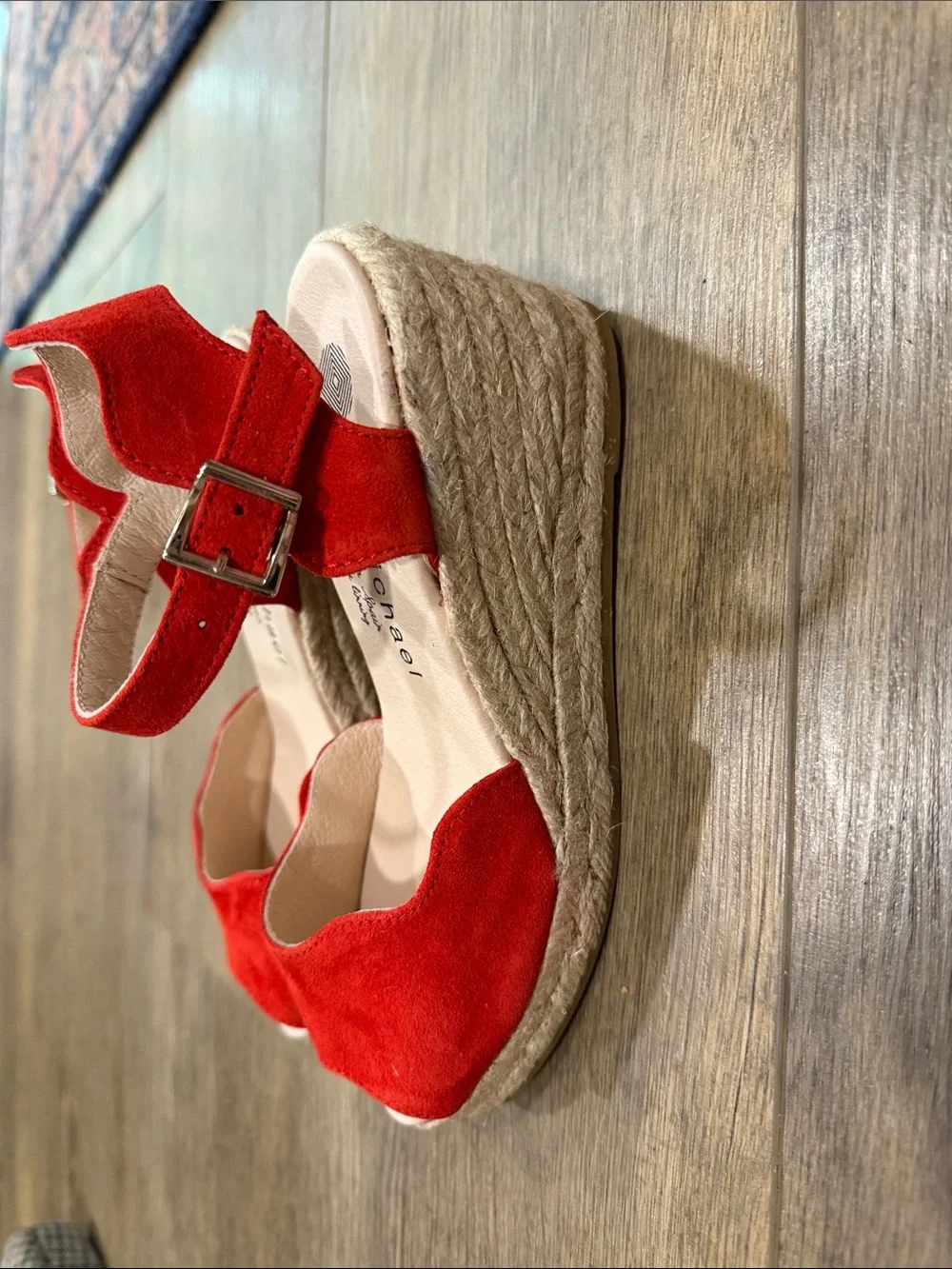 Eric Michael vibrant red